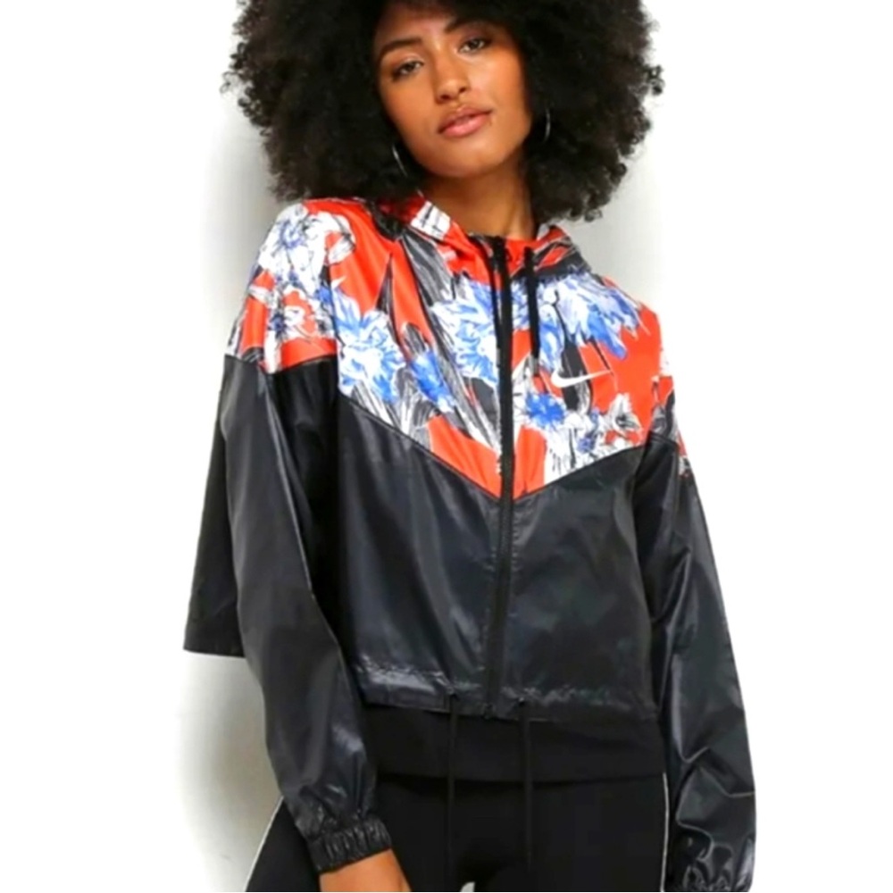 Nike Windrunner Women's Cropped Floral Jacket Sportswear